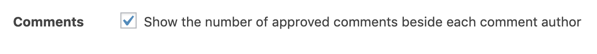akismet-setting-number-of-approved-comments-author.png Akismet option to show number of approved comments beside each comment author.